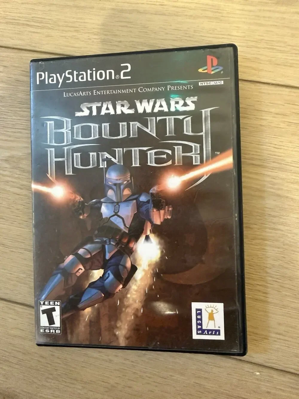 Star Wars: Bounty Hunter (PS2, 2002) CIB Manual Black Label TESTED!